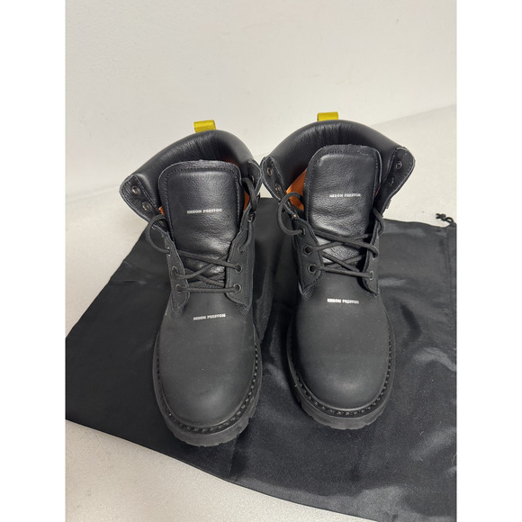 Heron Preston Boots Shoes Mens Size 38 Black Made In Italy Vibram Fall Winter 18